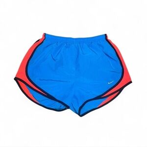Nike Women's Blue and Orange Running Shorts